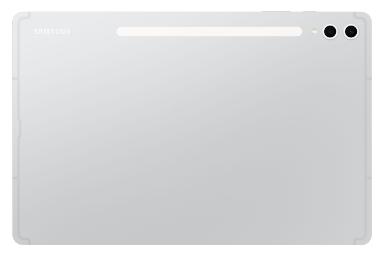 نمای پنل پشت تبلت گلکسی تب اس 10 پلاس سامسونگ / Samsung Galaxy Tab S10 Plus با نمایش لوگو و دوربین رنگ نقره‌ای