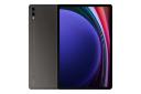 نمای کلی تبلت گلکسی تب اس 9 پلاس سامسونگ / Samsung Galaxy Tab S9 Plus با نمایشگر روشن و نمایش لوگو و دوربین پنل پشت
