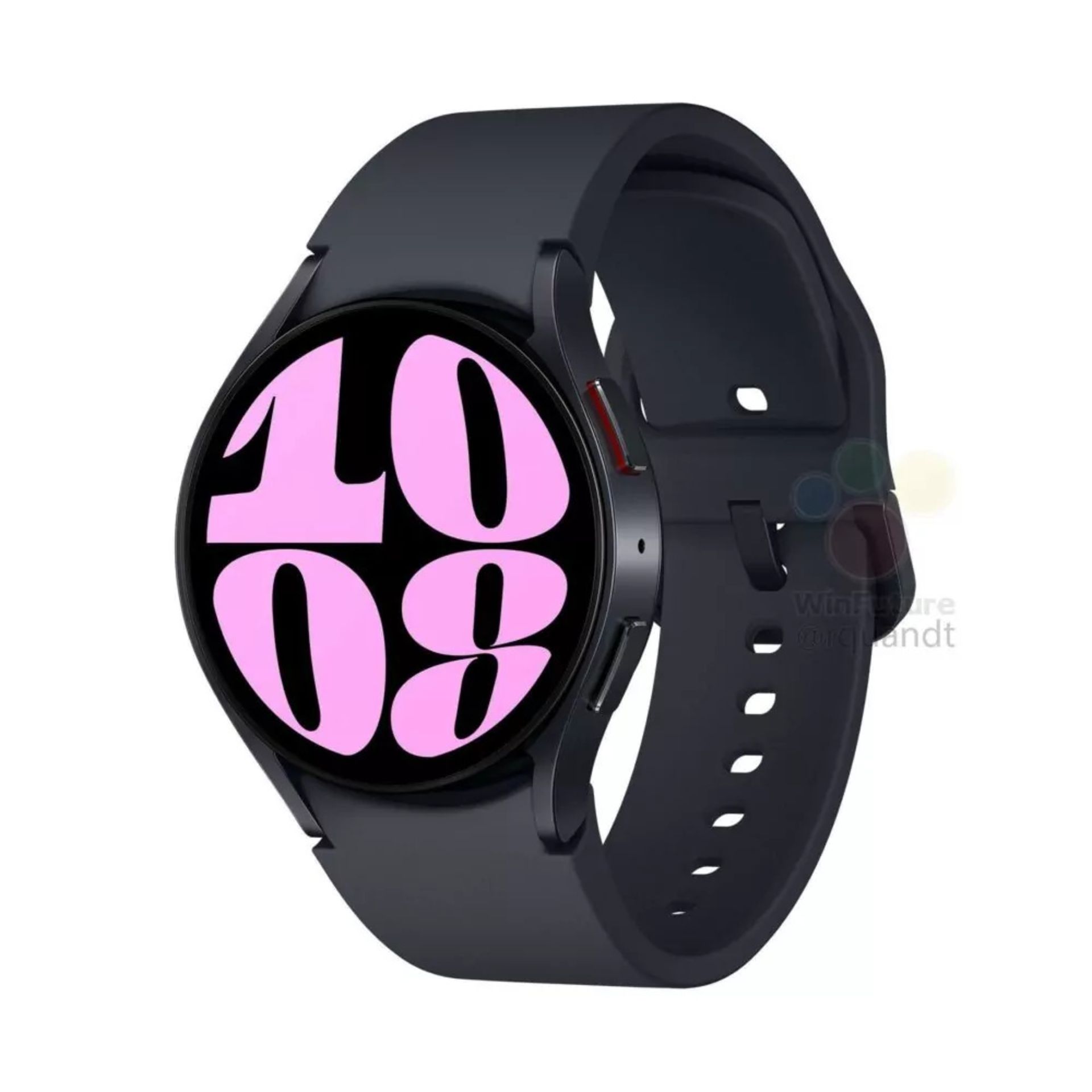 رندر گلکسی واچ ۶ معمولی در رنگ مشکی