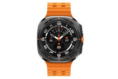 نمای روبروی ساعت هوشمند سامسونگ گلکسی واچ اولترا خاکستری / Samsung Galaxy Watch Ultra