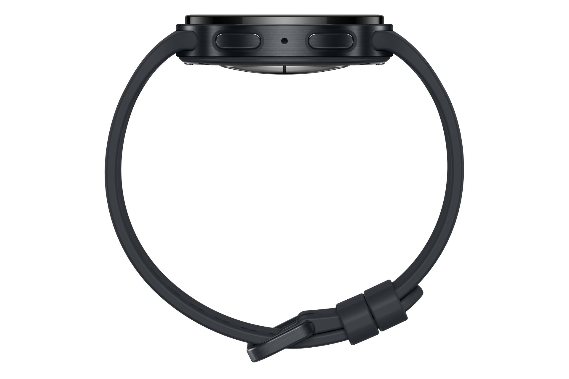 ساعت هوشمند سامسونگ گلکسی واچ 9 نسخه 40 میلی‌متری مشکی از نمای کناری / Samsung Galaxy Watch9 40mm
