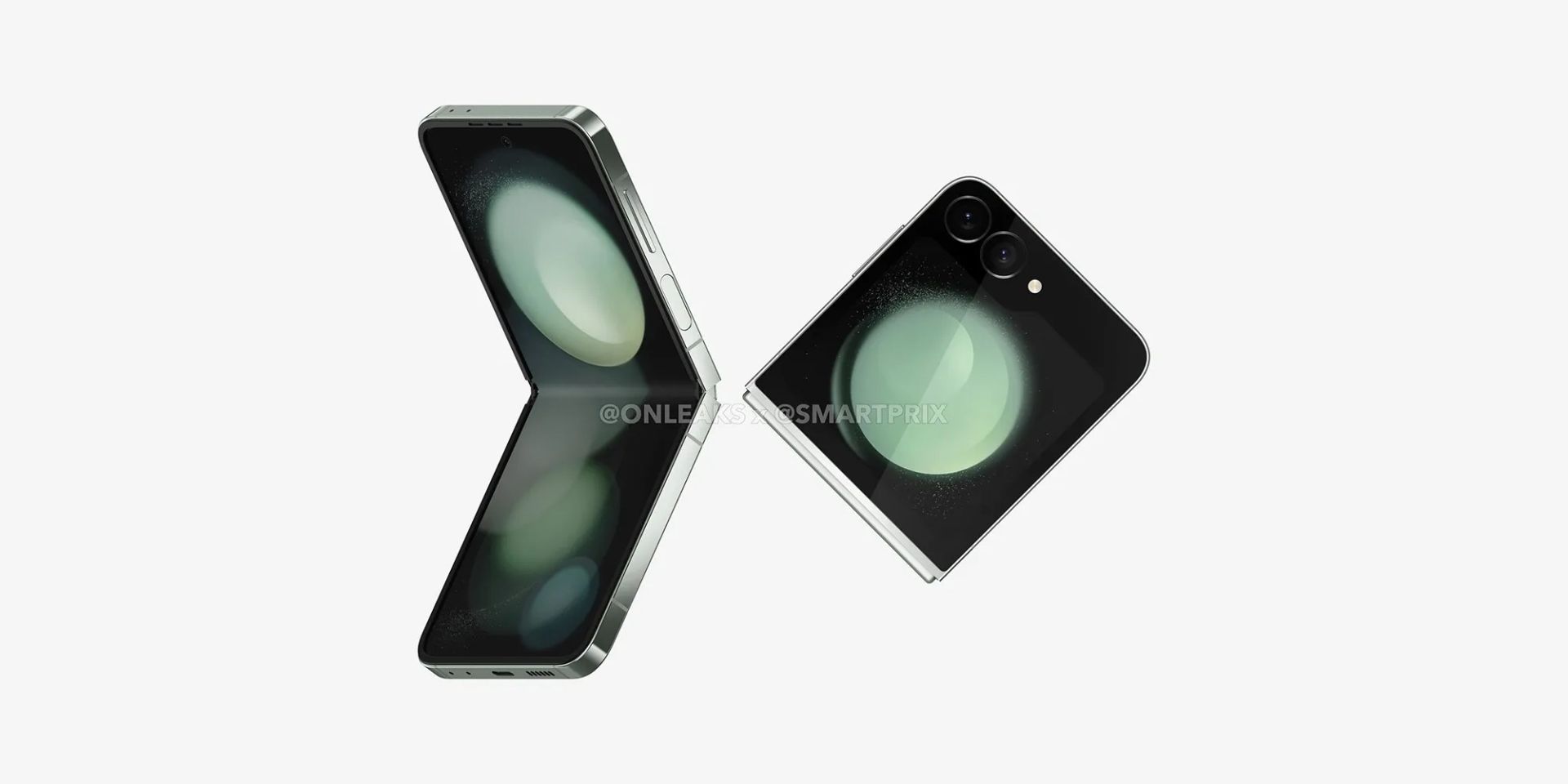 رندر غیر رسمی از نمای پشت و جلو گوشی سامسونگ گلکسی زد فولد ۶ درحالت تاشده و باز شده