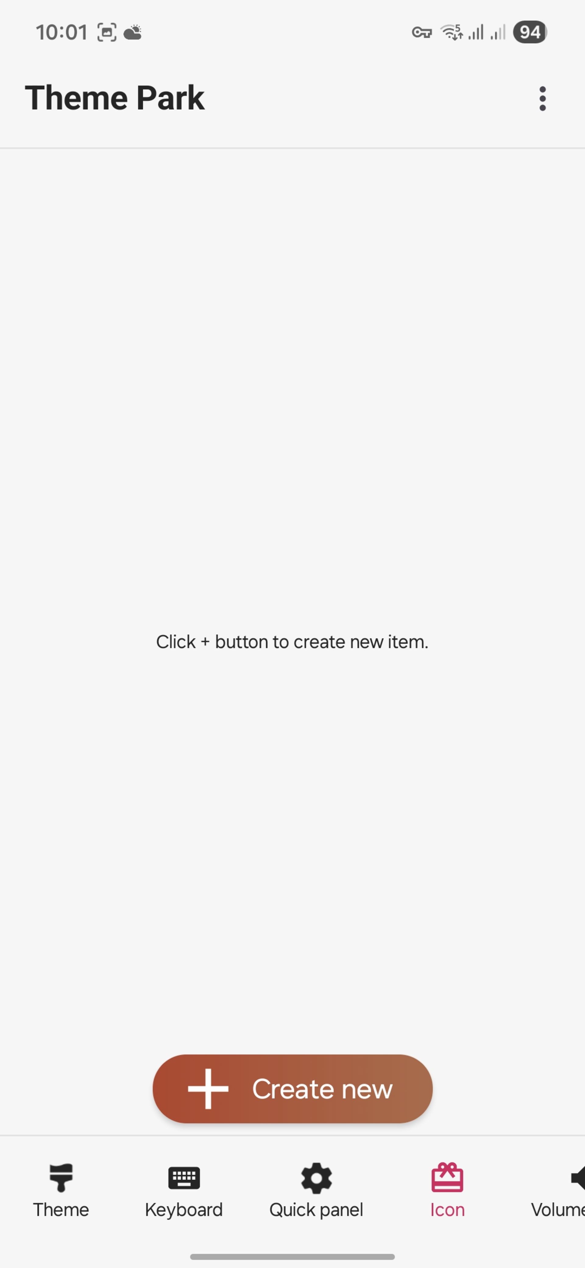 افکت Glass برای آیکون گوشی سامسونگ