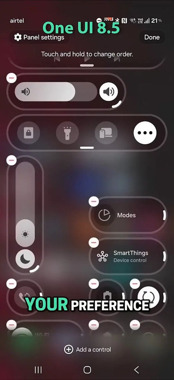 تغییرات One UI 8.5