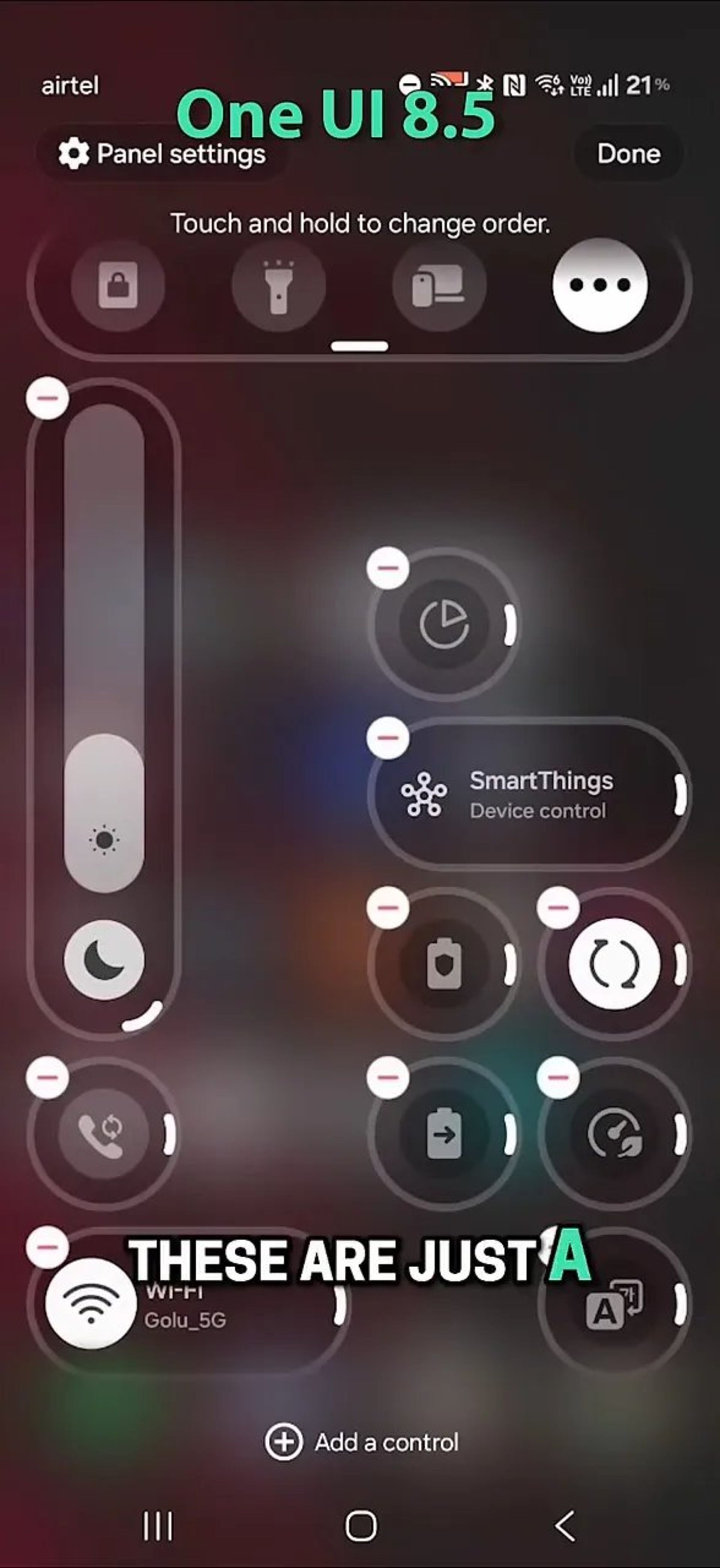 تغییرات One UI 8.5