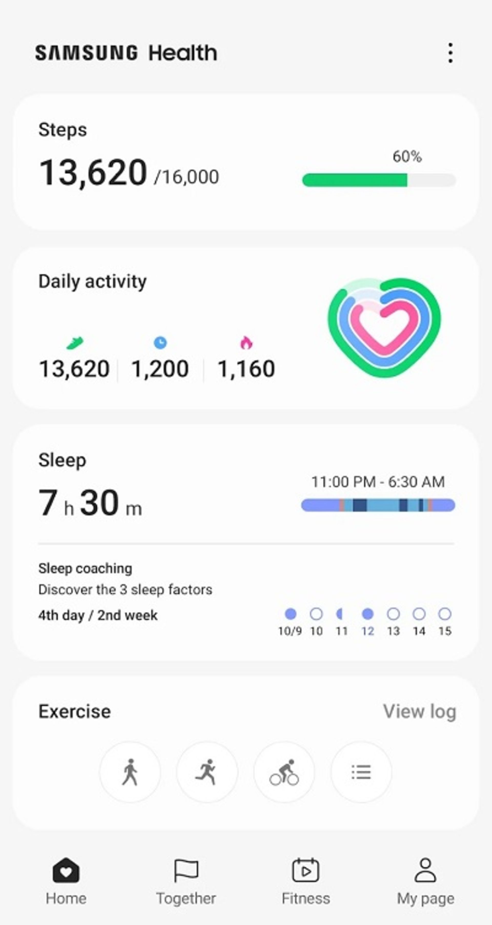  اپ Samsung Health