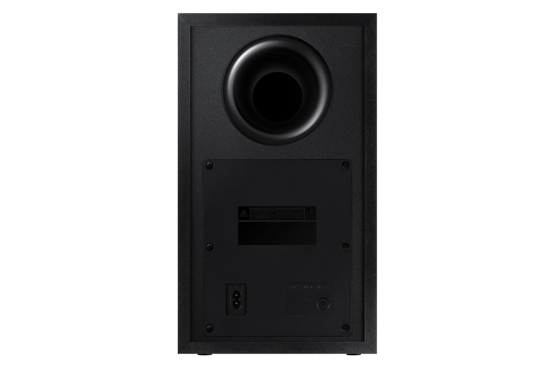 نمای پشت و بدنه ساندبار سامسونگ HW-A650