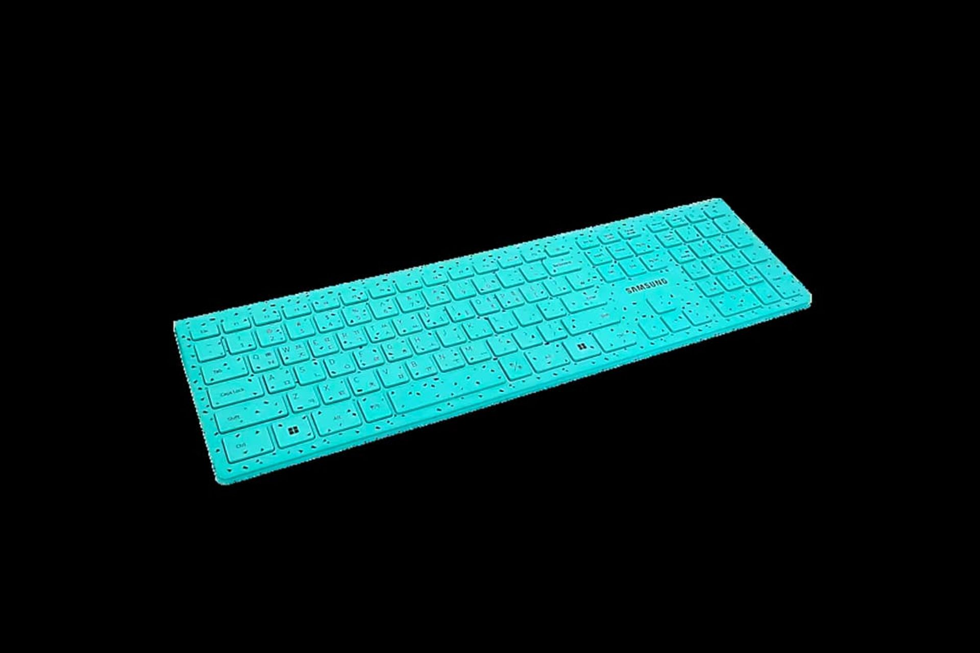 کیبورد ۲۰۲۳ سامسونگ نعنایی از نمای جلو