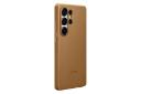 نمای نیمرخ پنل پشت قاب گوشی سامسونگ مدل Kindsuit مناسب سامسونگ Galaxy S25 Ultra با نمایش لبه سمت راست رنگ شتری
