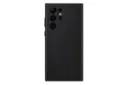 قاب گوشی سامسونگ Samsung Leather Cover For Samsung Galaxy S22 Ultra رنگ مشکی نمای پشت
