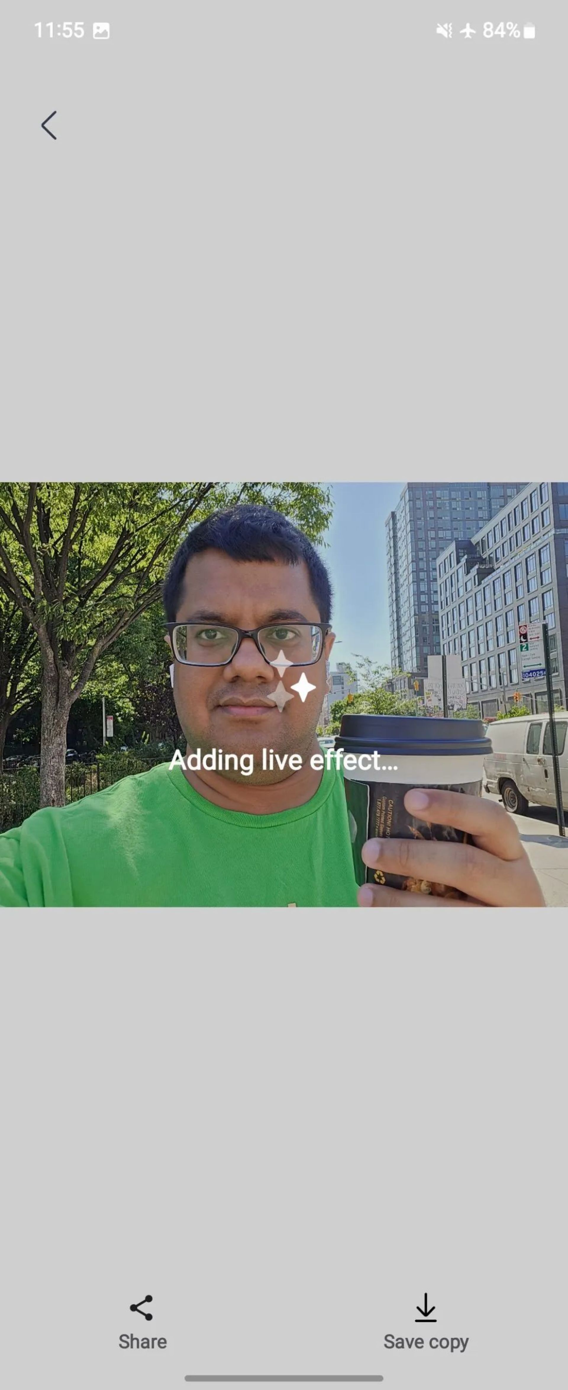 قابلیت Live Effect سامسونگ