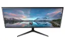نمای بالا و پایه های مانیتور سامسونگ 34 اینچ مدل LS34J550WQMXUE