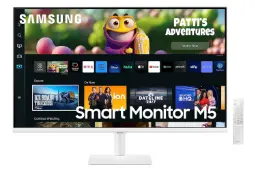 رزولوشن و کیفیت تصویر مانیتور سامسونگ 27 اینچ مدل M50C Smart Monitor M5