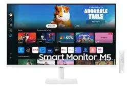 رزولوشن و کیفیت تصویر مانیتور سامسونگ 32 اینچ مدل M50D Smart Monitor M5