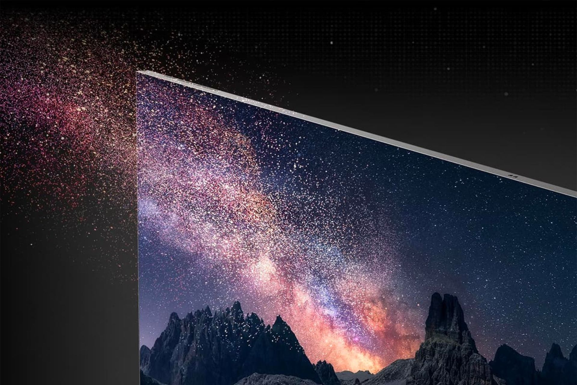 اولین تلویزیون میکرو LED سامسونگ نمای نزدیک