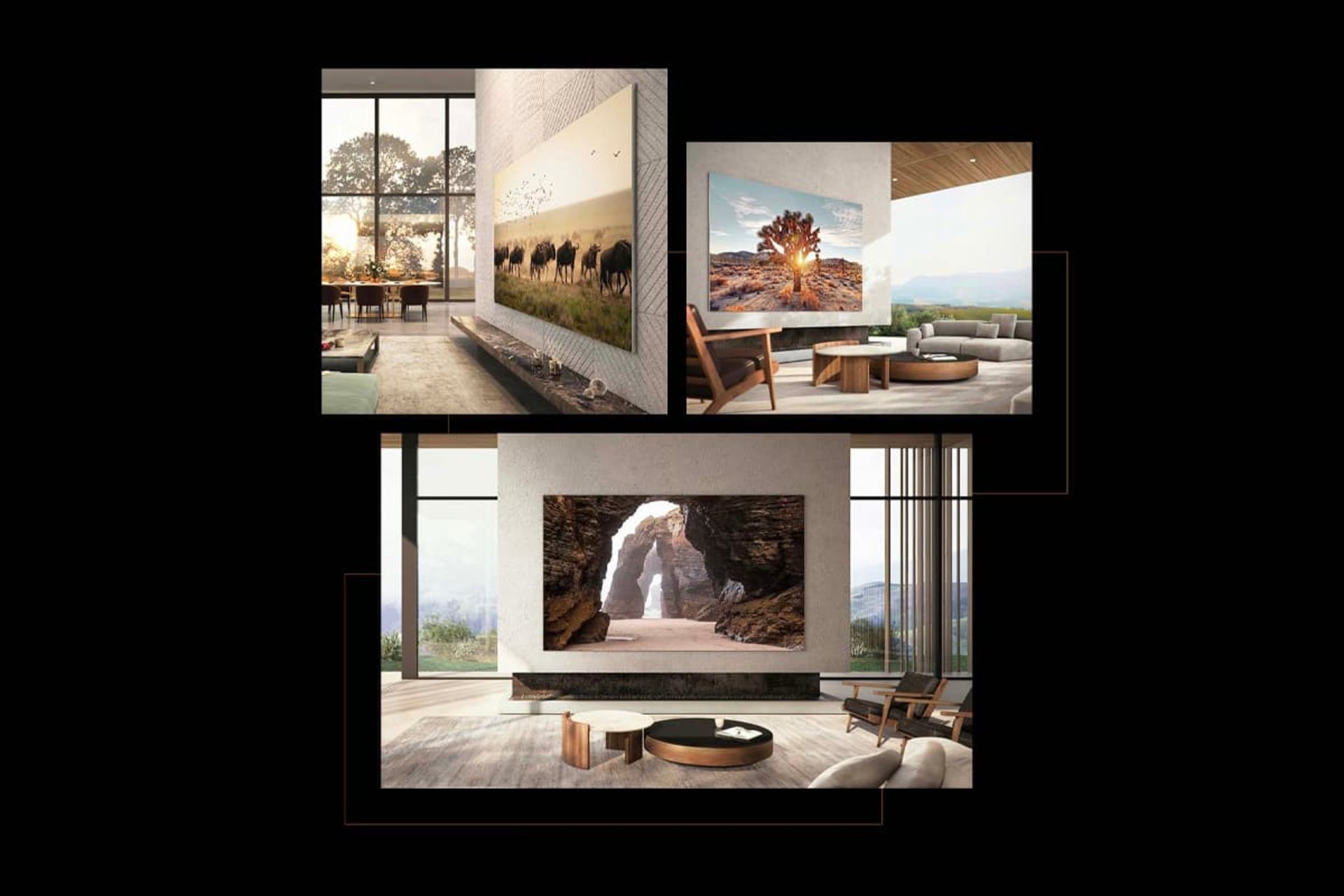 سه تصویر از اولین تلویزیون میکرو LED سامسونگ