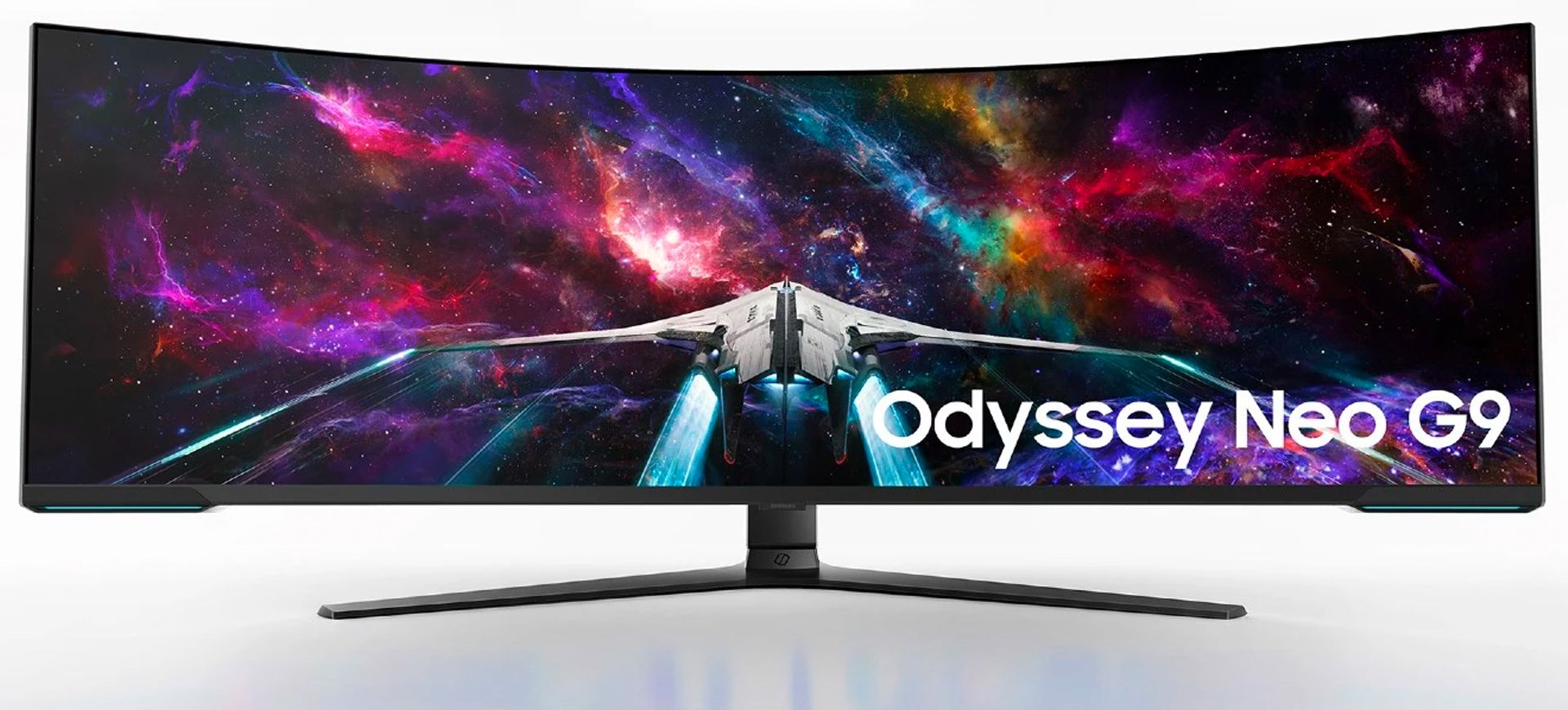 مانیتور سامسونگ Odyssey Neo G9 از نمای جلو