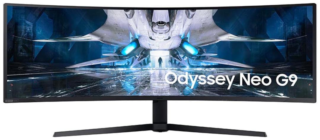 نمای جلو مانیتور اودیسی نئو G9 سامسونگ