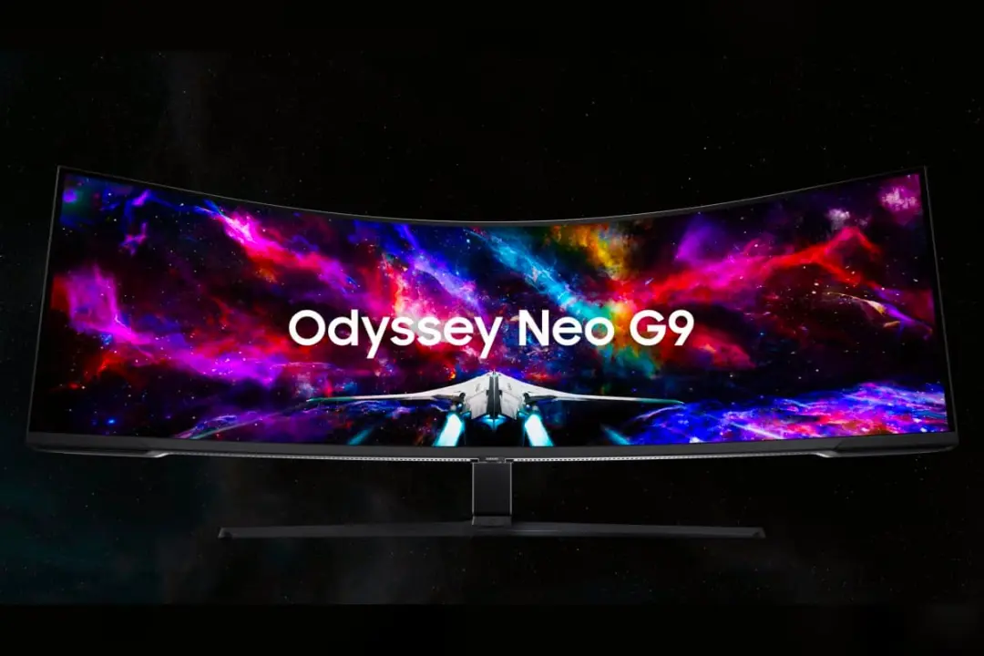 نمای جلو مانیتور اودیسی نئو Odyssey Neo G9 سامسونگ