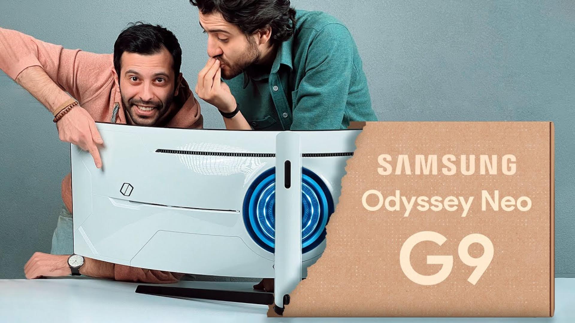 کاور ویدئو آنباکس مانیتور Odyssey Neo G9 سامسونگ / Samsung Odyssey Neo G9 Unboxing