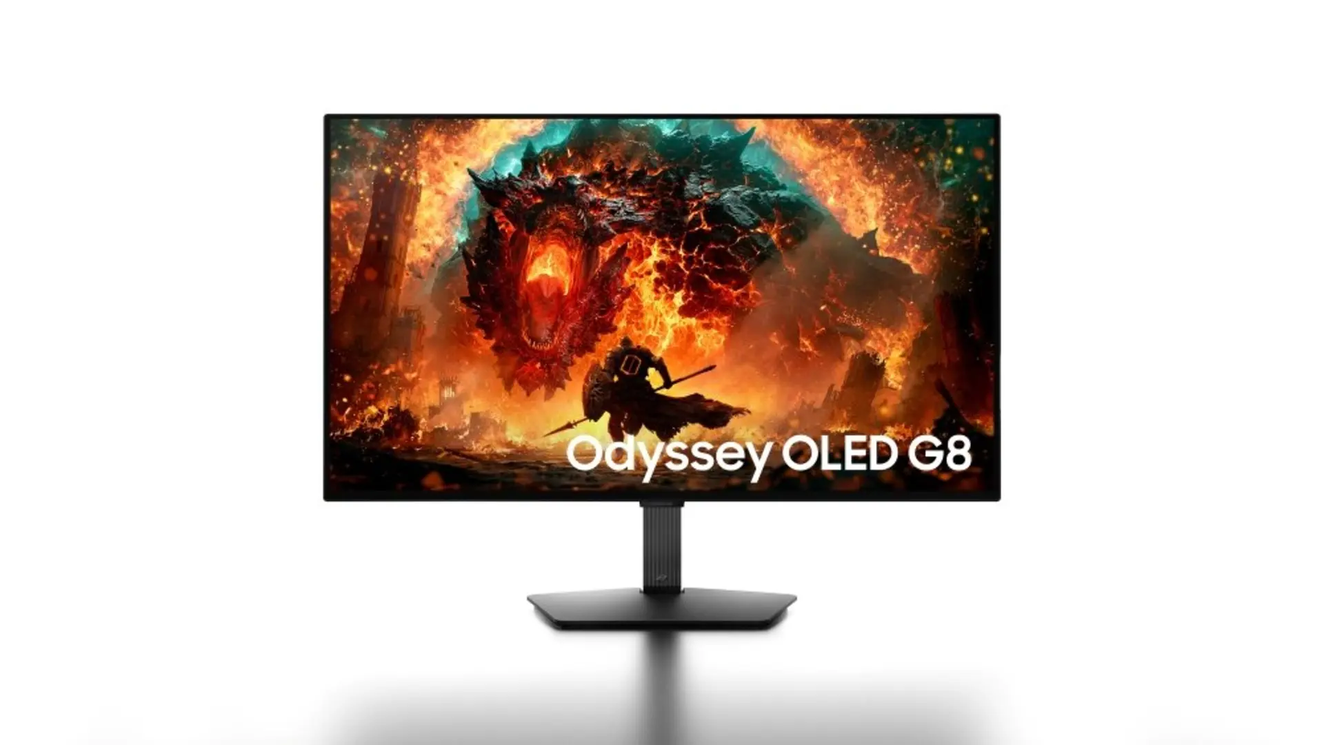 مانیتور گیمینگ سامسونگ مدل Odyssey OLED G8 با نمایش تصویر فانتزی