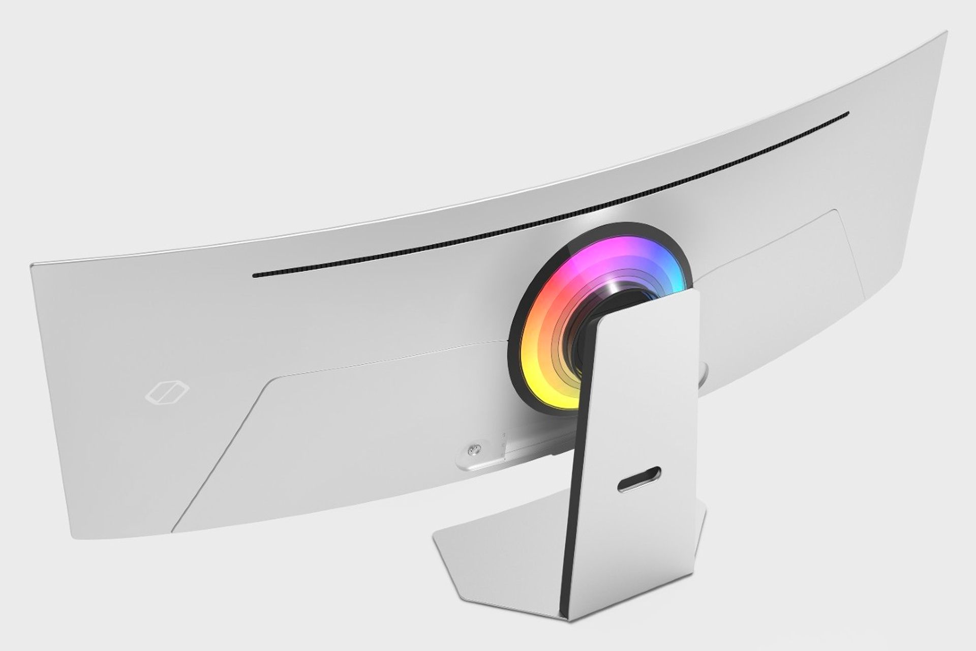 مانیتور سامسونگ Oddysey OLED G9 از نمای پشت