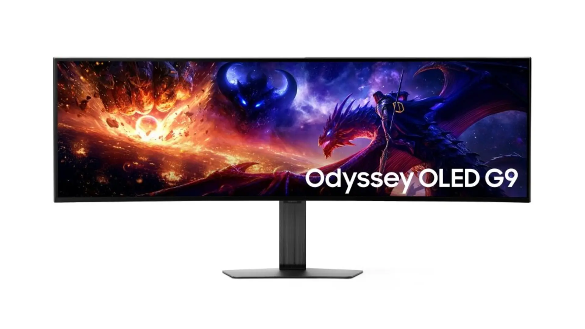 مانیتور فوق عریض سامسونگ مدل Odyssey OLED G9 با تصویر فانتزی