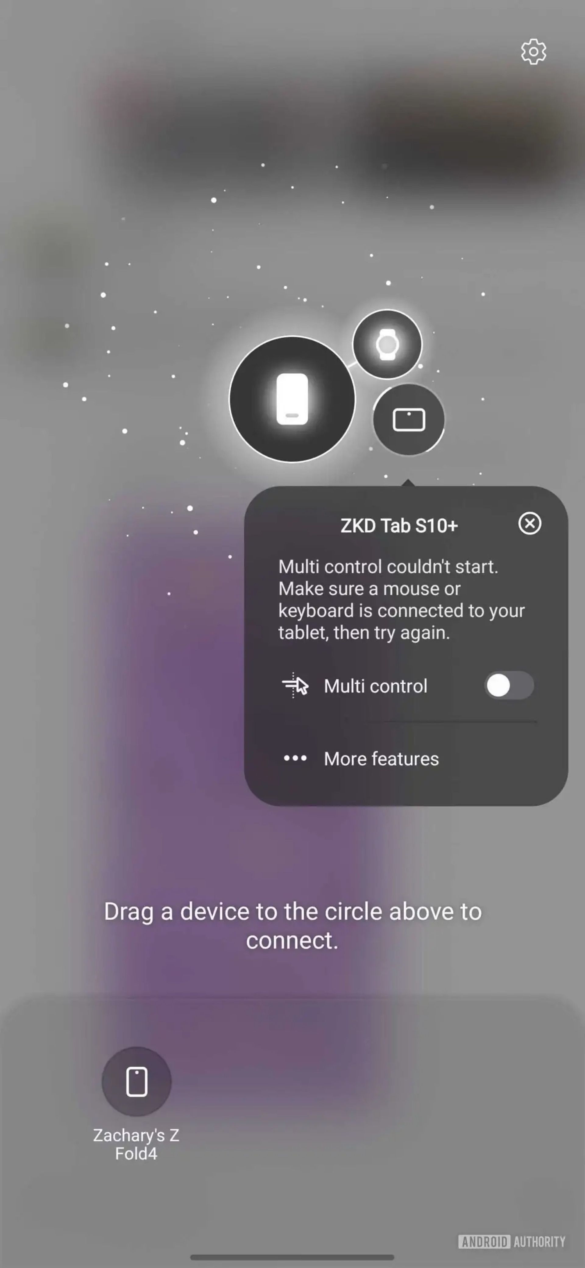 کلیدهای دسترسی سریع Modes و Nearby devices در بتای چهارم One UI 7