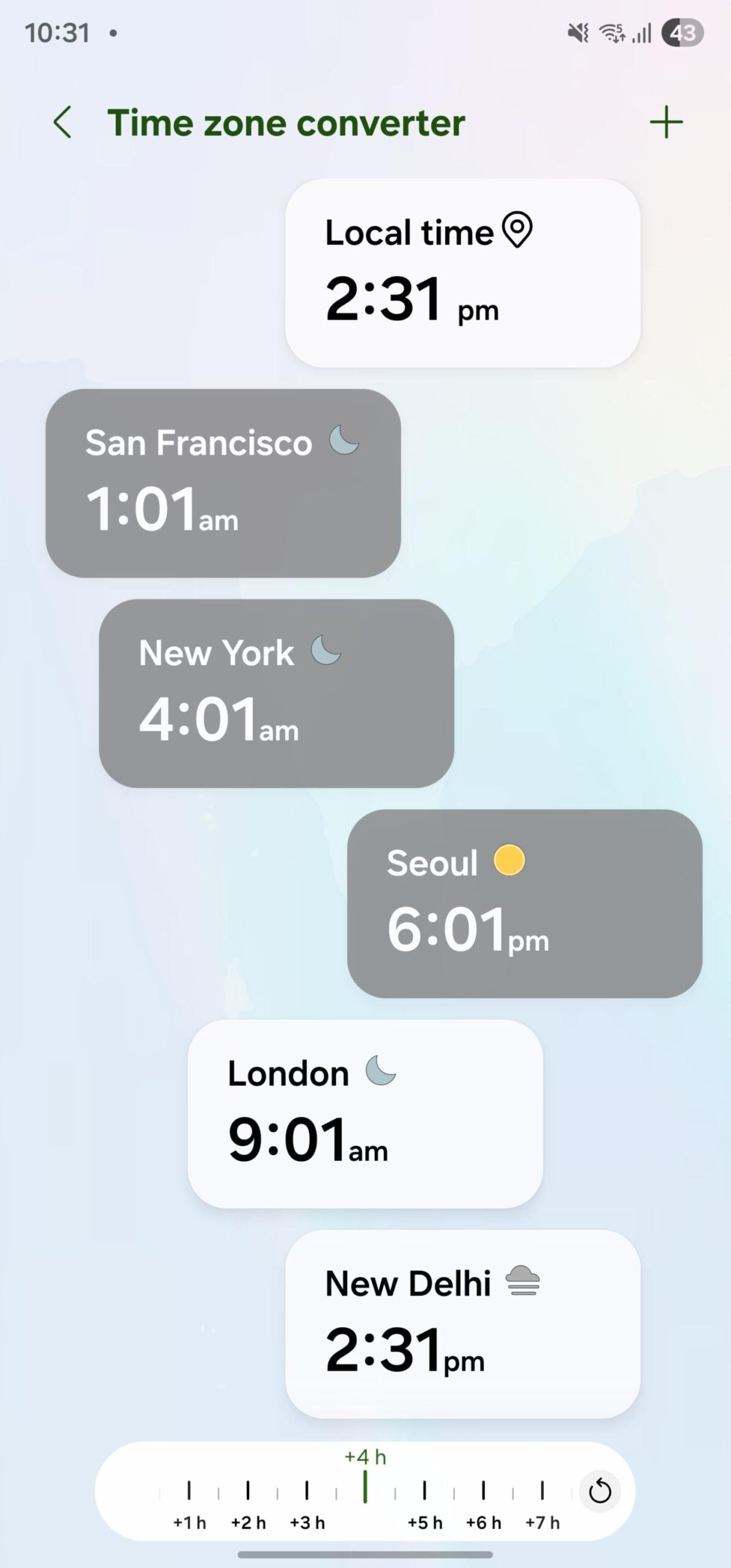 ساعت جهانی اپلیکیشن ساعت One UI 8.5