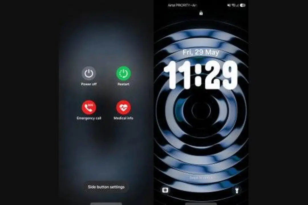 منوی پاور گوشی سامسونگ در One UI 9