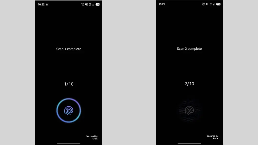 انیمیشن اثر انگشت در رابط کاربری One UI 9.5 سامسونگ