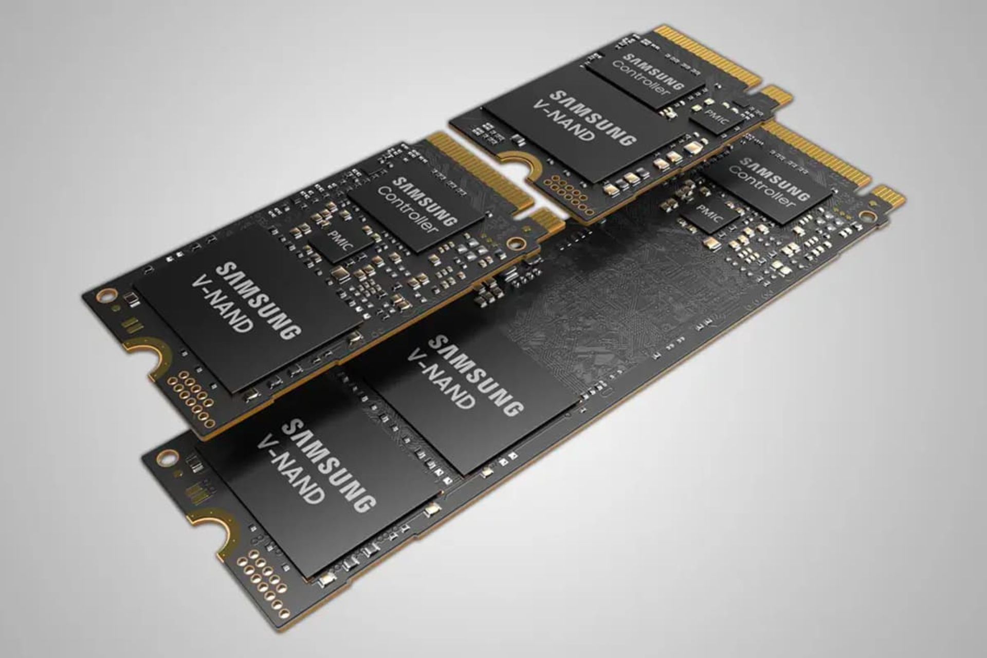 حافظه اس اس دی سامسونگ Samsung PM9C1A از نمای کناری
