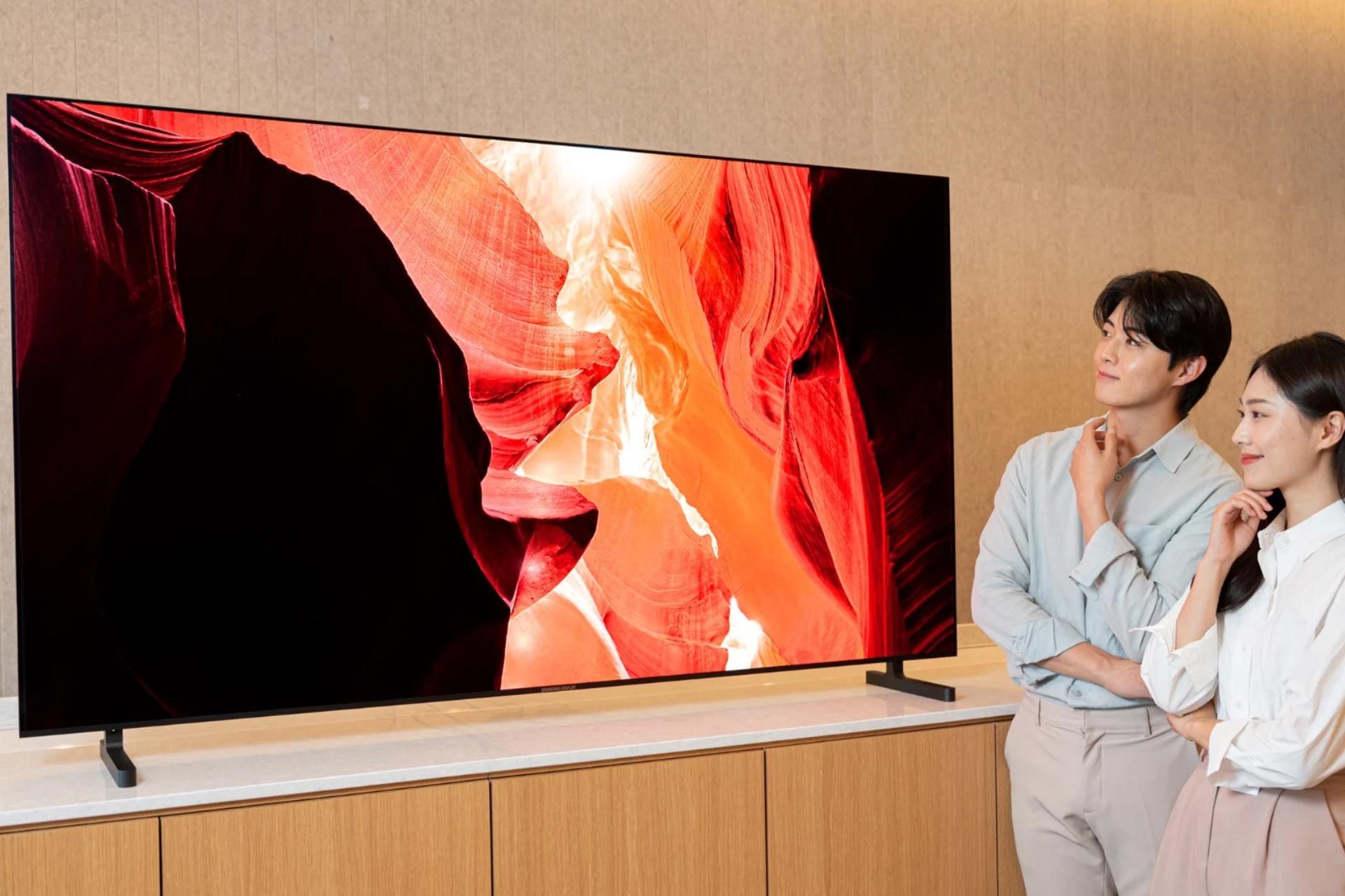 پنل QD-OLED سامسونگ با روشنایی ۴۰۰۰ نیت