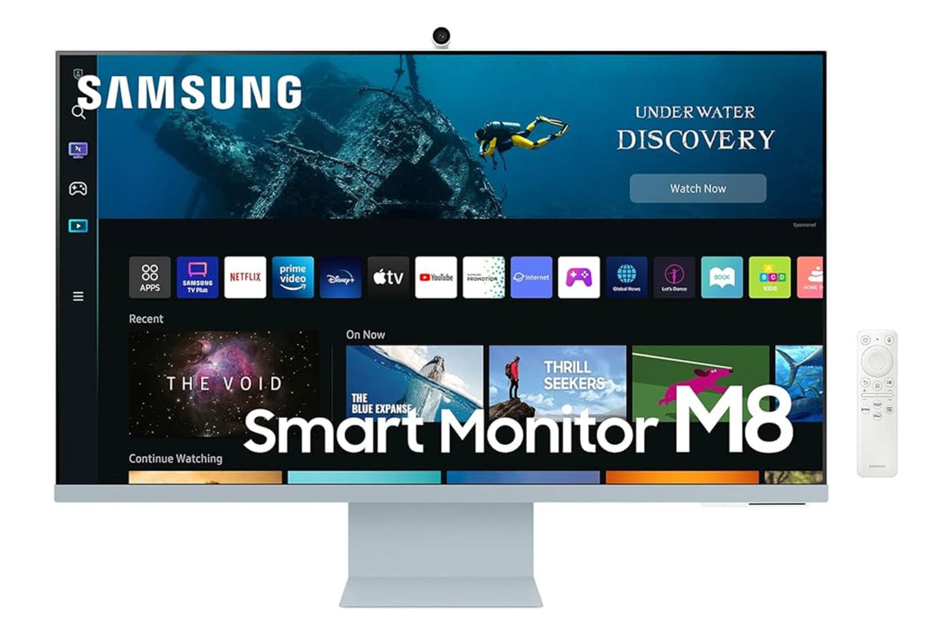 مانیتور سامسونگ 31.5 اینچ مدل S32CM80BU نمای جلو