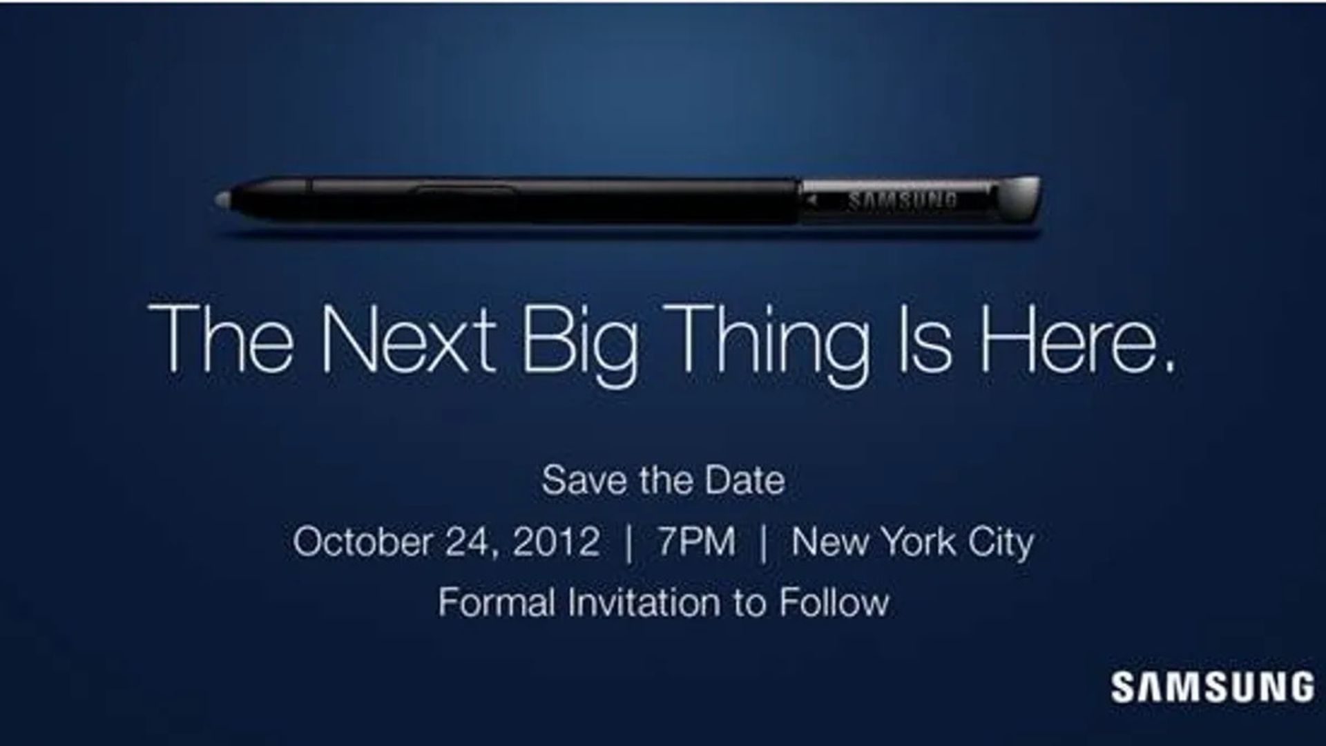 تبلیغ مراسم معرفی گلکسی اس ۲ 