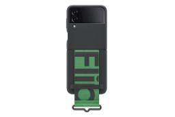 قاب گوشی سامسونگ Samsung Silicone For Samsung Galaxy Z Flip4 رنگ مشکی نمای پشت