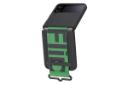 قاب گوشی سامسونگ Samsung Silicone For Samsung Galaxy Z Flip4 رنگ مشکی نمای پشت و جانبی