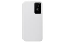 رنگ سفید کیف کلاسوری سامسونگ مدل Smart Clear View مناسب سامسونگ Galaxy S22 Plus