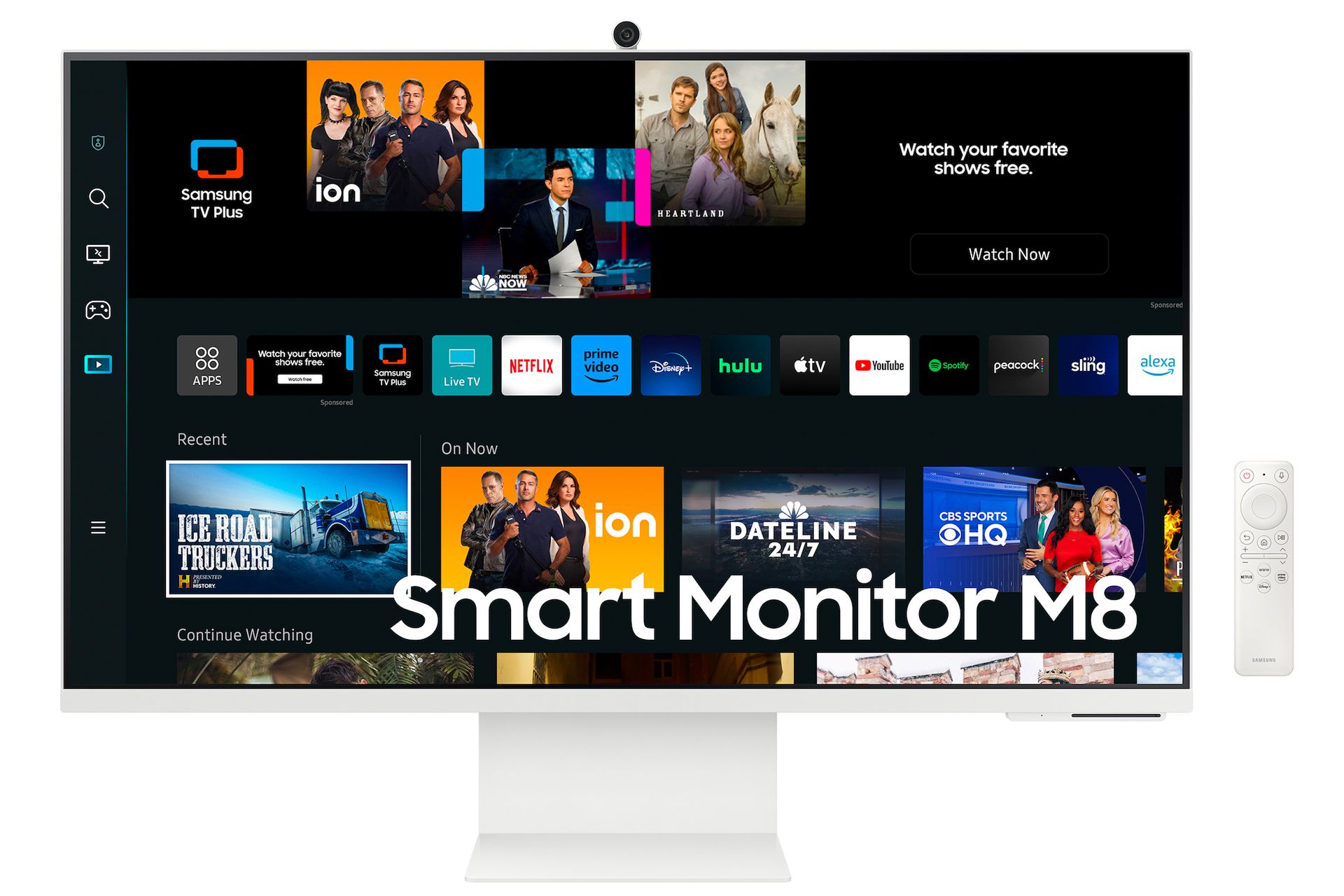 مانیتور سامسونگ Samsung SmartMonitor M80C از نمای جلو