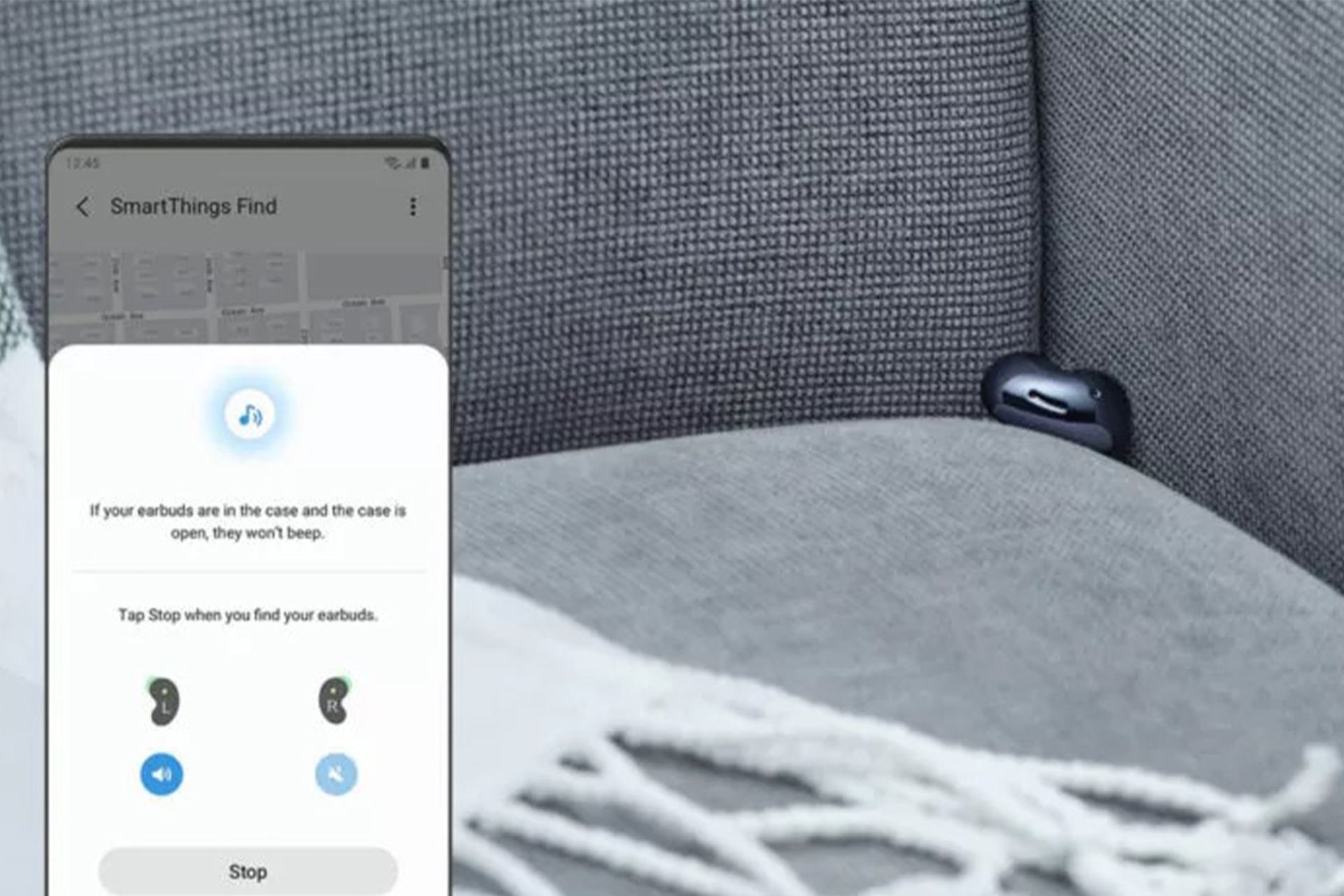 اپلیکیشن Samsung smartthings find و ایرباد سامسونگ