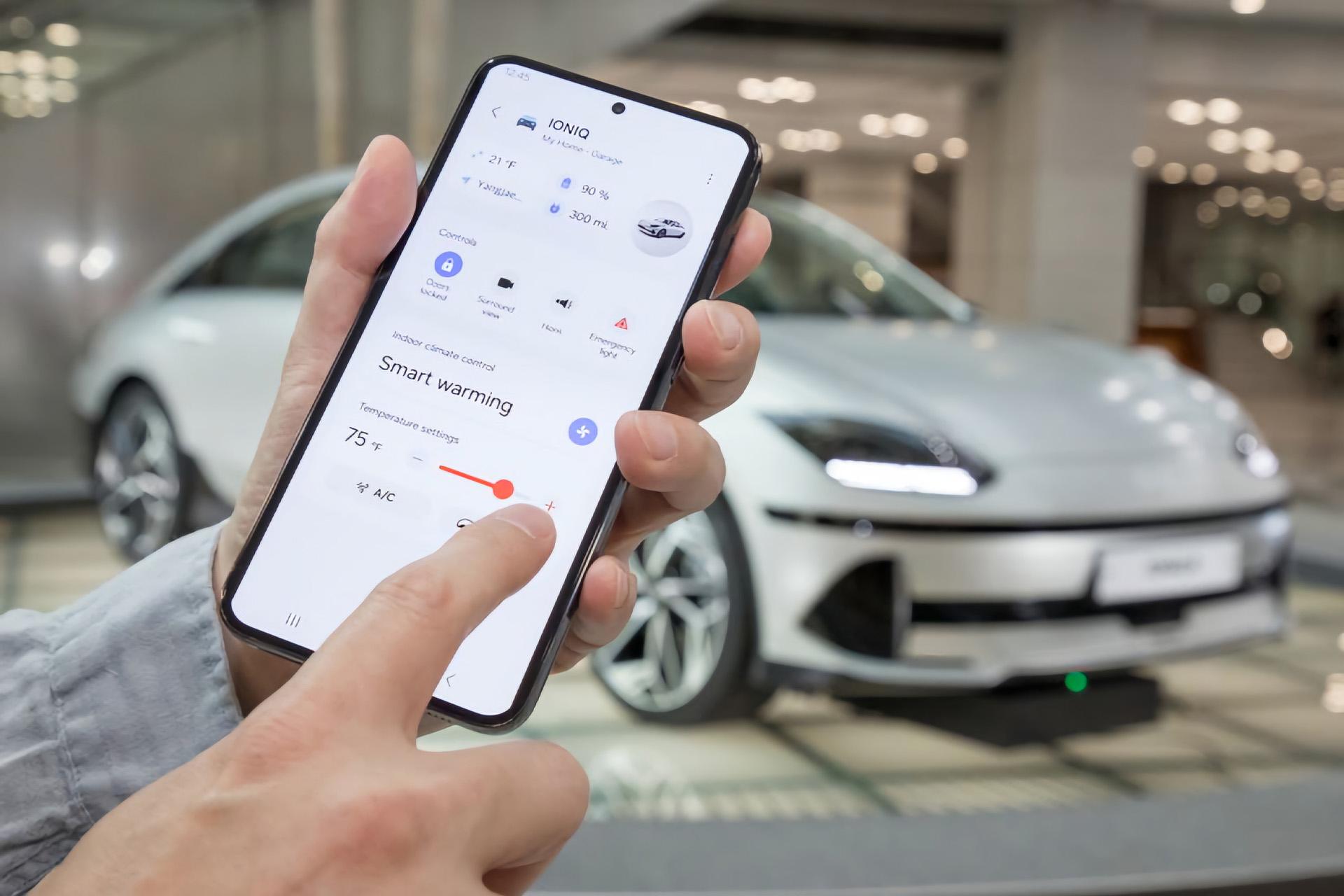 ارتباط بین خودروی هیوندای و گوشی سامسونگ از طریق SmartThings