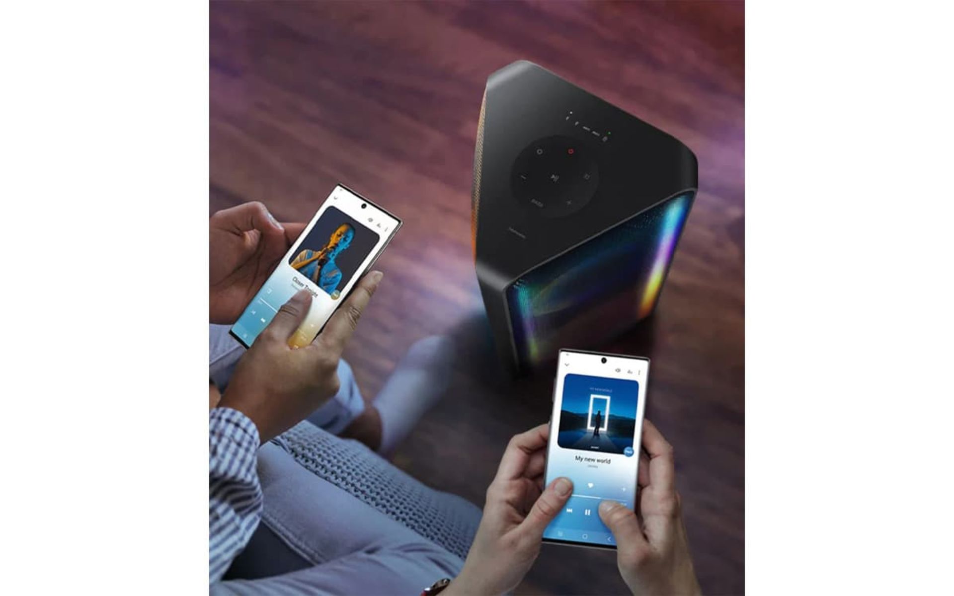 اتصال اسپیکر MX-ST45B سامسونگ به گوشی هوشمند