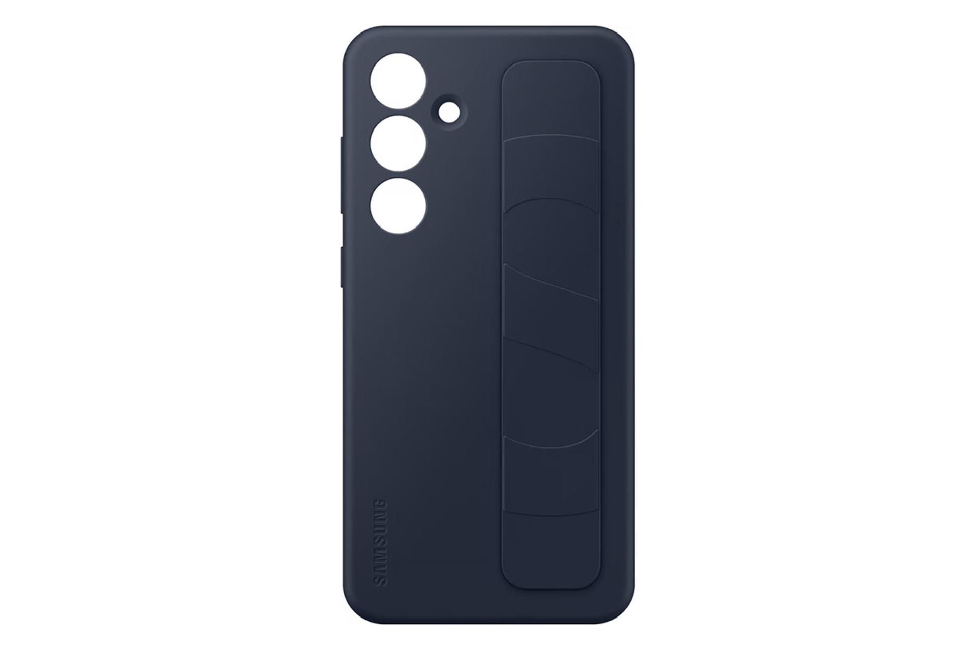 قاب گوشی سامسونگ Samsung Standing Grip For Samsung Galaxy S24 FE رنگ آبی نمای پشت