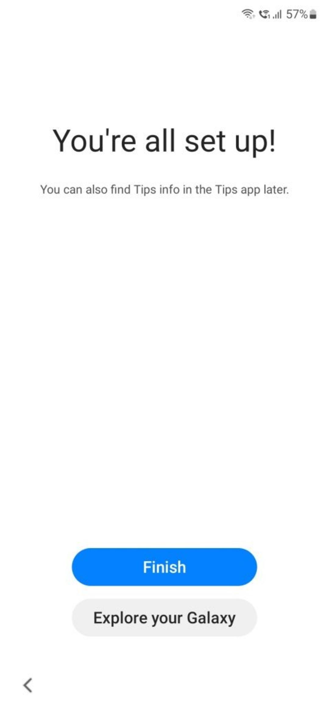 samsung startup screenshot