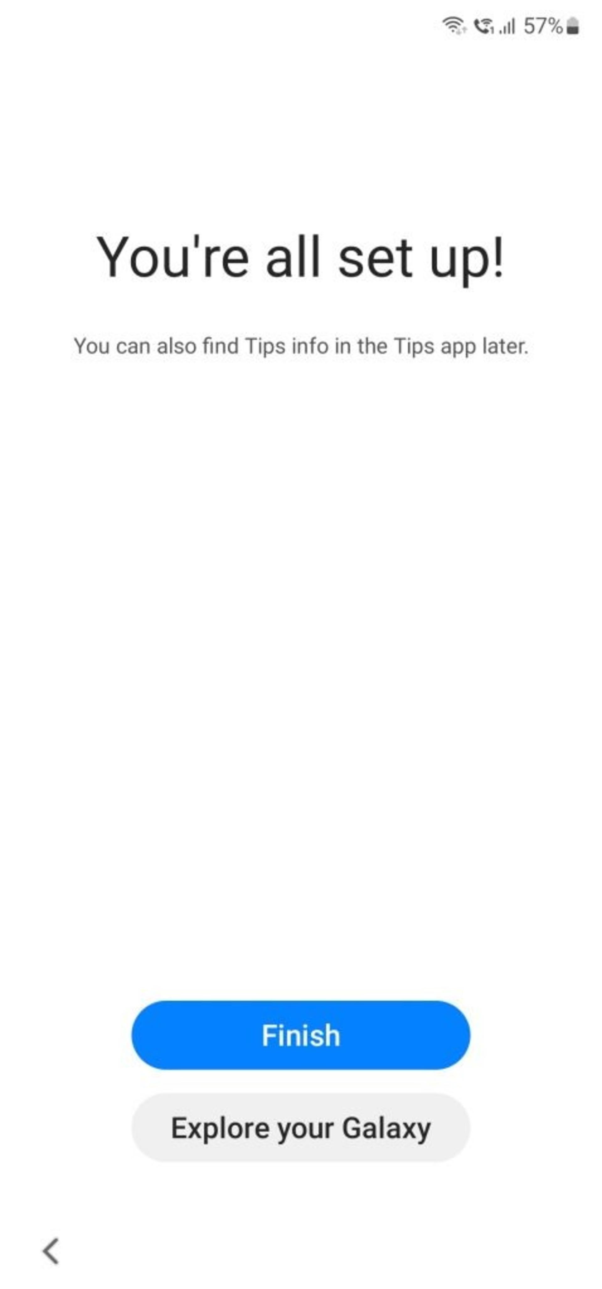 samsung startup screenshot