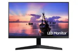 نمای جلو و لوگوی مانیتور سامسونگ 27 اینچ مدل T35F LF27T350FHNXZA