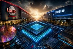 لوگو سامسونگ و TSMC در یک طرح گرافیکی