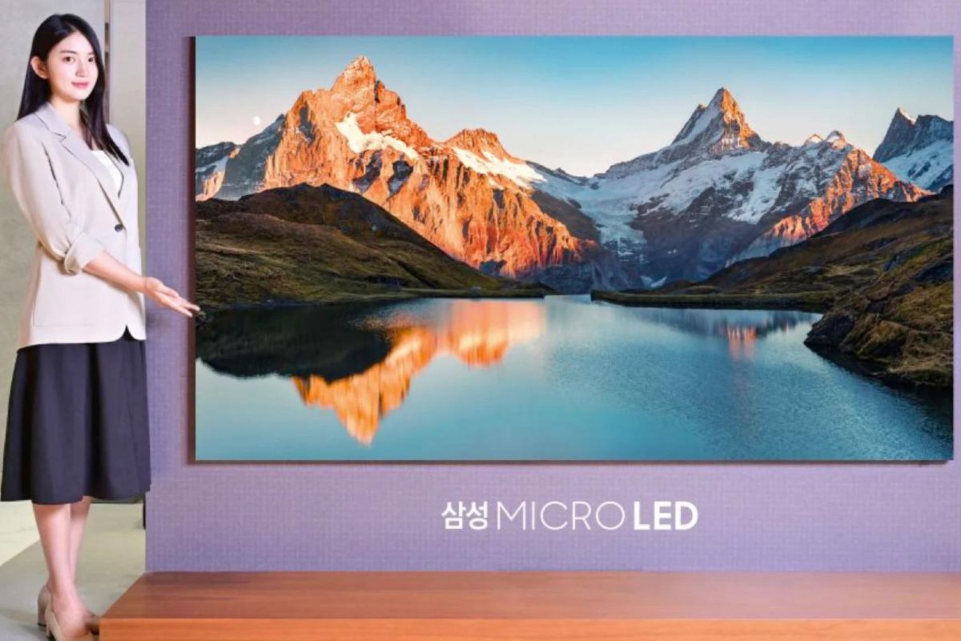 تلویزیون ۸۹ اینچی سامسونگ microLED