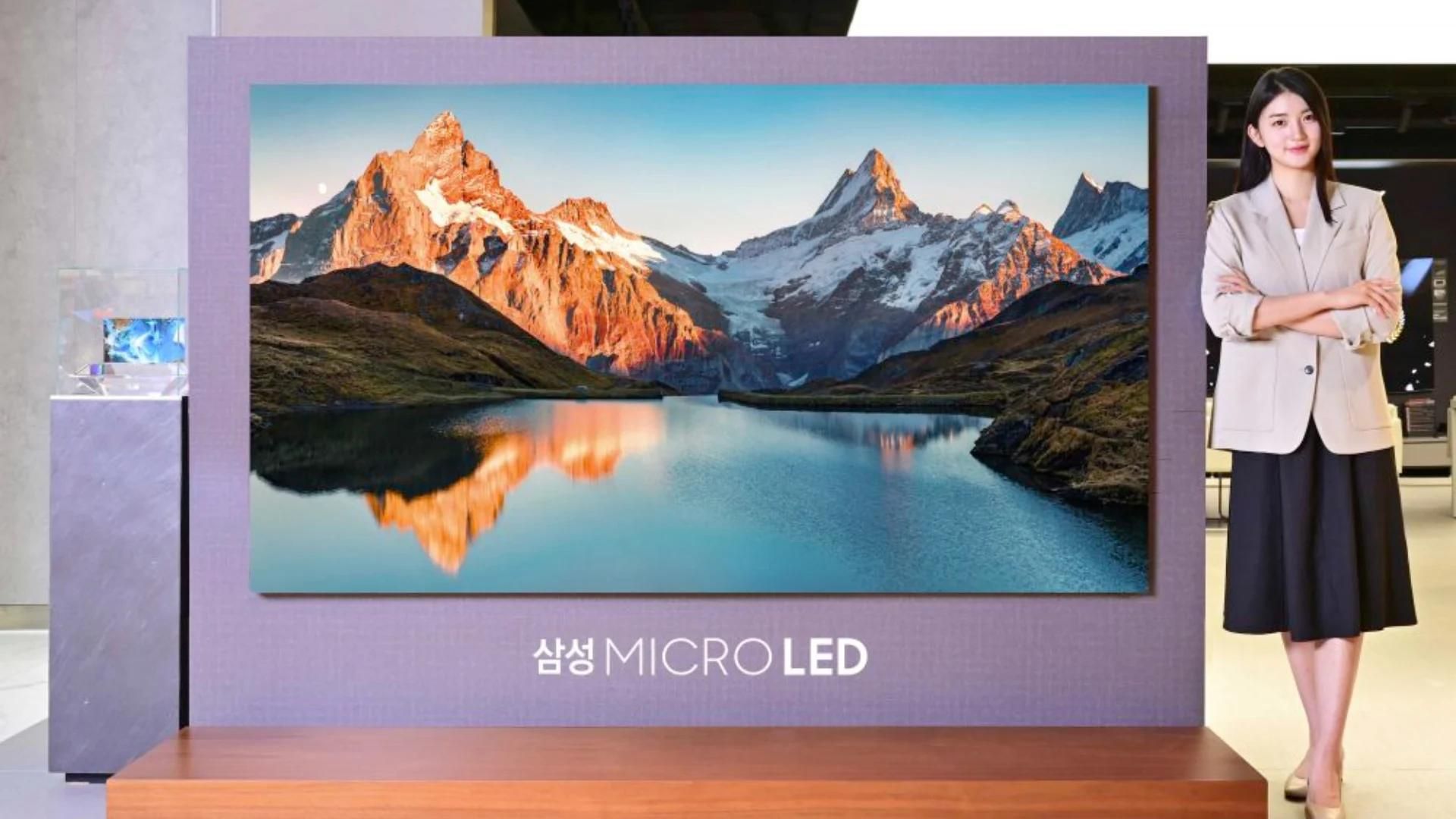 تلویزیون ۸۹ اینچی سامسونگ microLED