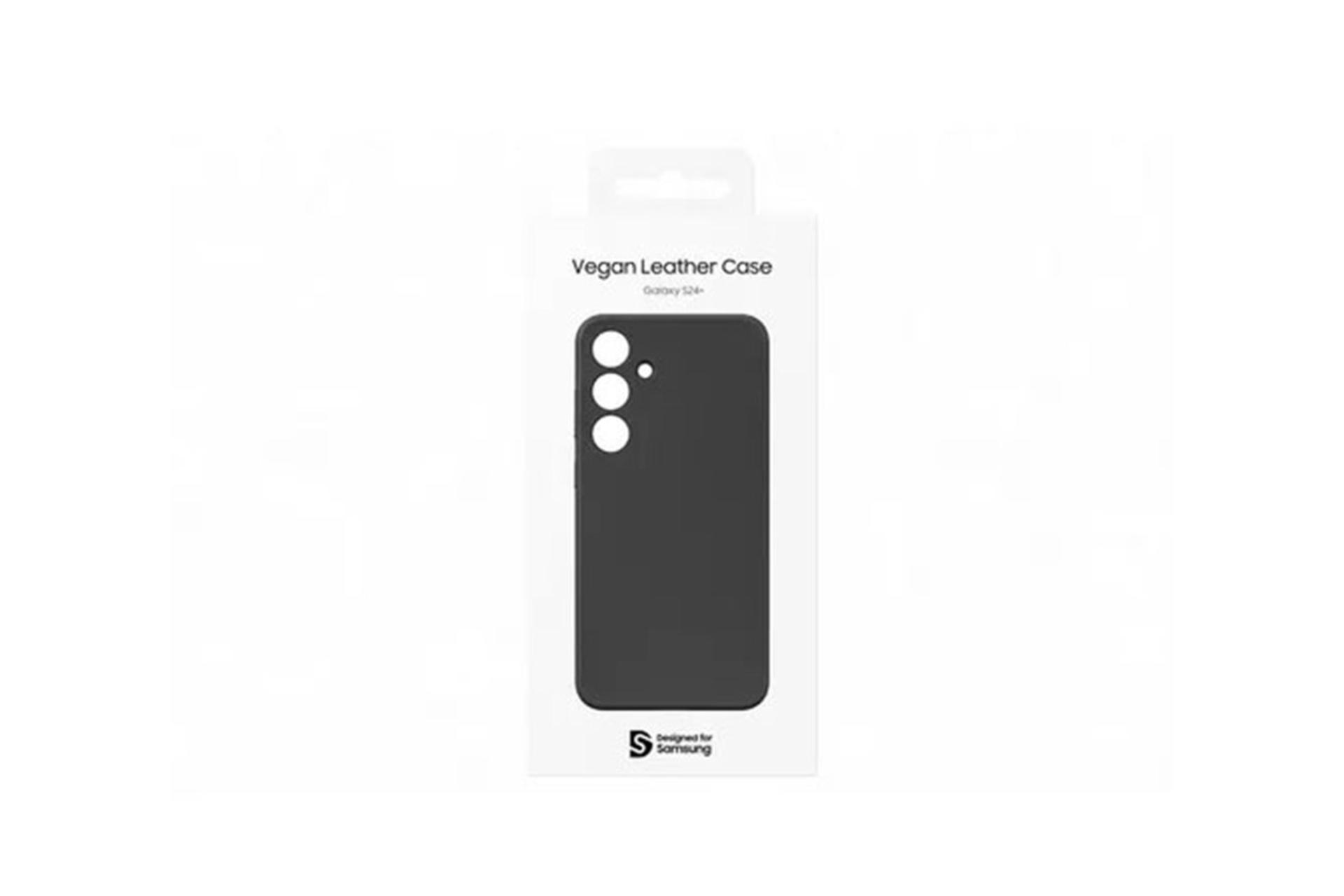 قاب گوشی سامسونگ Samsung Vegan Leather For Samsung Galaxy S24 Plus جعبه و بسته بندی
